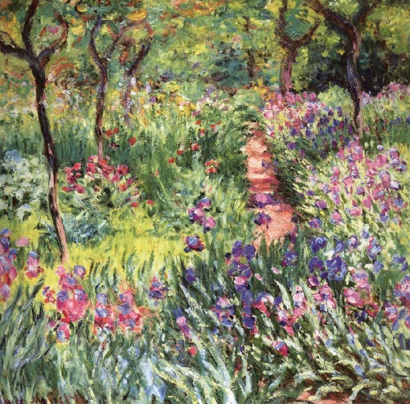 Claude Monet The Artist-s Garden at Giverny Sweden oil painting art